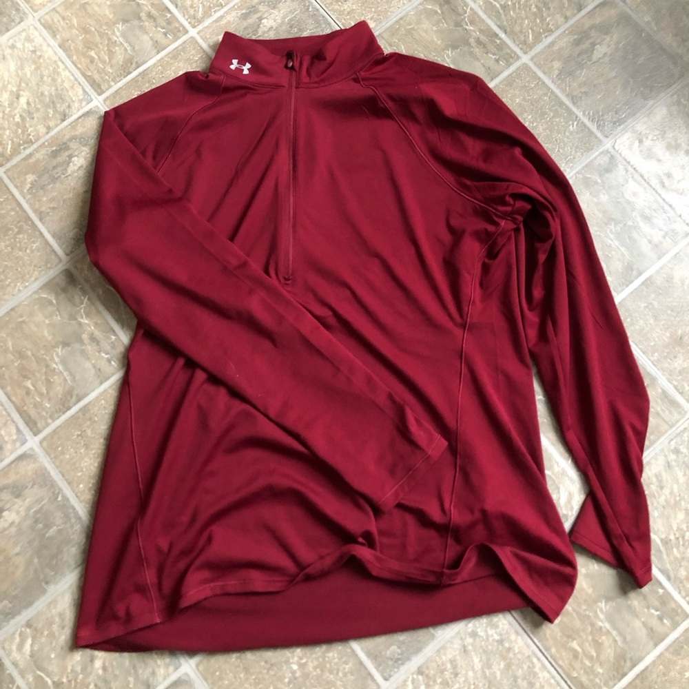 Under Armour dark red  1/2 zip